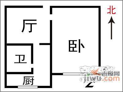 泉水散盘1室1厅1卫122㎡户型图