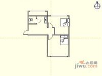 星苑小区2室1厅1卫85㎡户型图