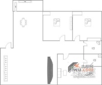 新新园小区3室2厅2卫160㎡户型图