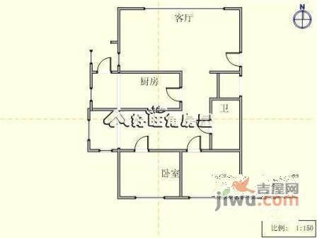 春和花园3室2厅1卫150㎡户型图