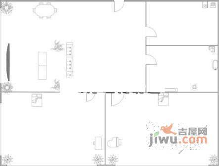 虎滩路散盘2室2厅1卫111㎡户型图