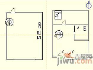 金和苑公寓1室1厅2卫户型图