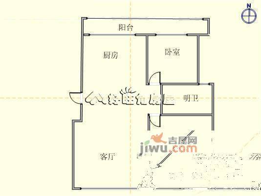 瑞士家园2室2厅1卫115㎡户型图