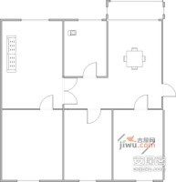 星蒲庄园3室2厅1卫127㎡户型图