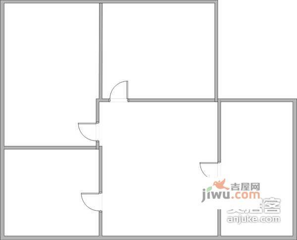 大连新华小区2室2厅1卫81㎡户型图