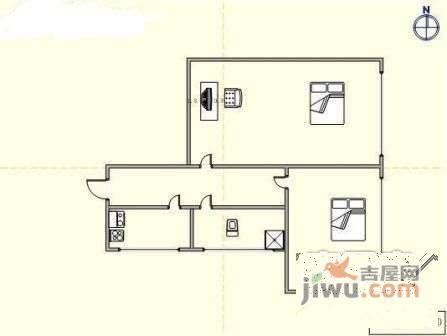 大连新华小区1室1厅1卫户型图