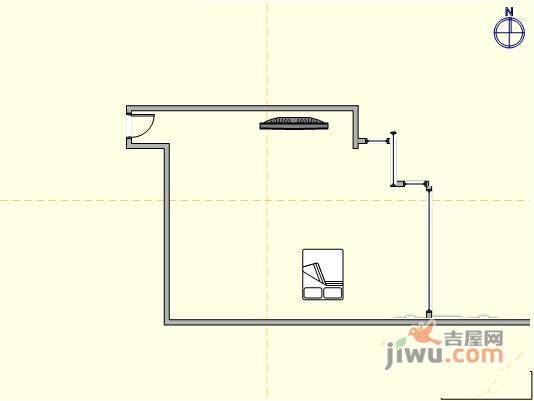 曼哈顿大厦1室1厅1卫108㎡户型图