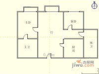 曼哈顿大厦2室1厅2卫户型图