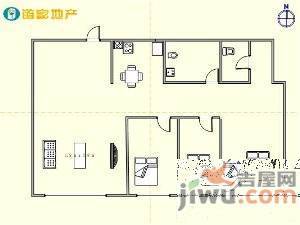 曼哈顿大厦3室2厅2卫160㎡户型图