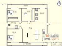 二七广场3室1厅1卫101㎡户型图