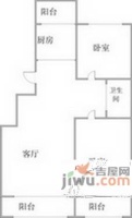 美术日记2室2厅1卫93㎡户型图