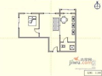 山海家园1室1厅1卫78㎡户型图