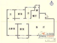 中城公园里3室2厅2卫140㎡户型图