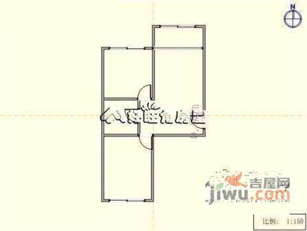 金苑新居2室1厅1卫78㎡户型图