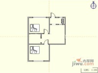 北山小区2室1厅1卫76㎡户型图