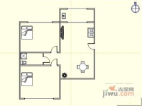 盛新园2室2厅1卫90㎡户型图