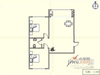 碧涛北园2室1厅1卫97㎡户型图