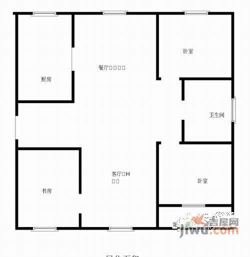 东庭印象3室2厅2卫141㎡户型图