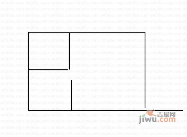 罗斯福国际大厦1室0厅1卫48㎡户型图