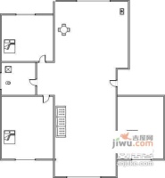 鹏德西山逸林3室2厅1卫117㎡户型图