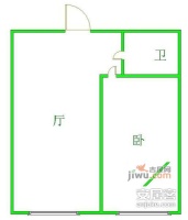 锦泉源1室1厅1卫170㎡户型图