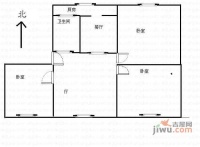 都悦里3室2厅1卫123㎡户型图