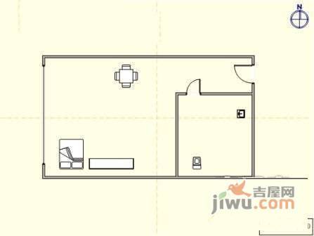 花样年华1室1厅1卫67㎡户型图