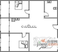 花香维也纳2室2厅1卫80㎡户型图