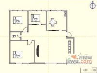 松峪里小区3室2厅1卫156㎡户型图