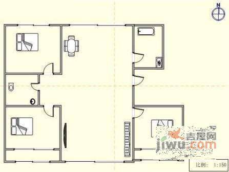 东山花园3室2厅2卫278㎡户型图