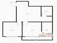 泉水人家幸福里2室1厅1卫89㎡户型图