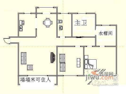 新希望花园3室2厅2卫198㎡户型图