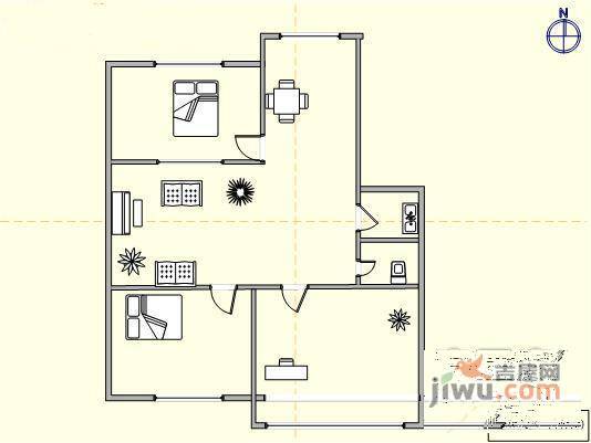 台山3室2厅2卫92㎡户型图