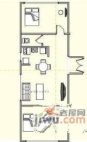 前城国际花园2室1厅1卫106㎡户型图