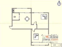 华西小区2室2厅1卫95㎡户型图