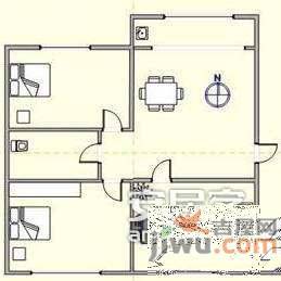 泡崖三区3室1厅1卫85㎡户型图