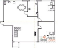 万福居2室2厅2卫80㎡户型图