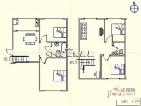 泡崖二区4室2厅2卫133㎡户型图