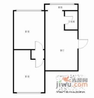 甘井子车站2室1厅1卫99㎡户型图