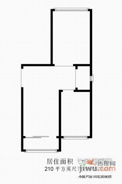 甘井子车站2室1厅1卫99㎡户型图