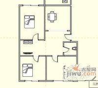 黑石礁散盘3室1厅1卫98㎡户型图