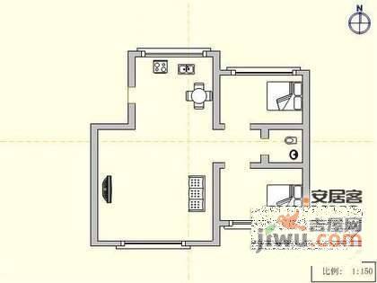 隆泉华庭2室2厅2卫户型图