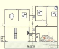 隆泉华庭2室2厅1卫125㎡户型图