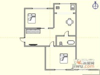 锦华北园2室1厅1卫94㎡户型图