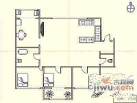 绿波小区3室2厅2卫141㎡户型图