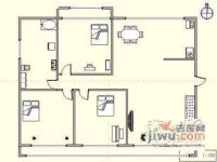 中海英伦观邸3室2厅1卫120㎡户型图