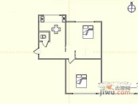 松山小学2室1厅1卫60㎡户型图