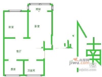 新沁园小区2室1厅1卫户型图