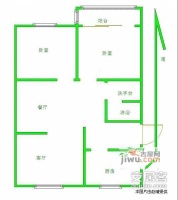 中桥二村3室1厅1卫80㎡户型图