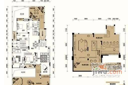 金科东方上院4室2厅2卫265㎡户型图